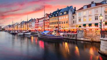 Copenhagen, Denmark on the Nyhavn Canal.